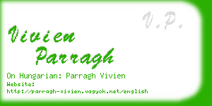 vivien parragh business card